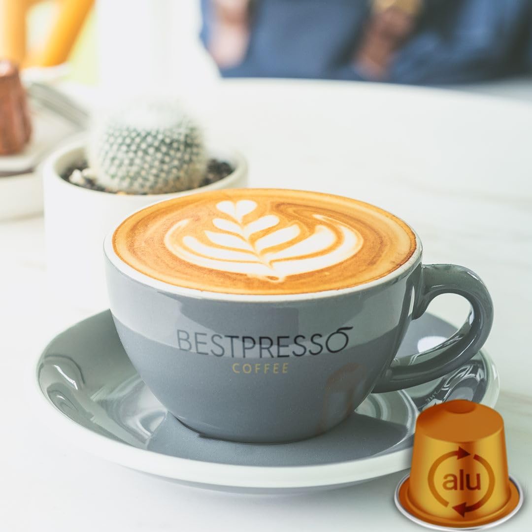 Bestpresso Coffee For Nespresso Original Machine 120 Pods Certified Genuine Espresso Colombia Blend Pods Compatible With Nespres