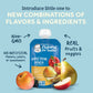Gerber Baby Food Pouches, Toddler 12+ Months, Fruit & Yogurt Peaches & Cream, 3.5 Ounce (Pack Of 12)