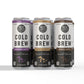 Great Lakes Coffee Roasting Co. Oat Milk Cold Brew Latte Variety Pack, Lavender, Vanilla, Mocha, 11 Fl Oz, Pack of 6