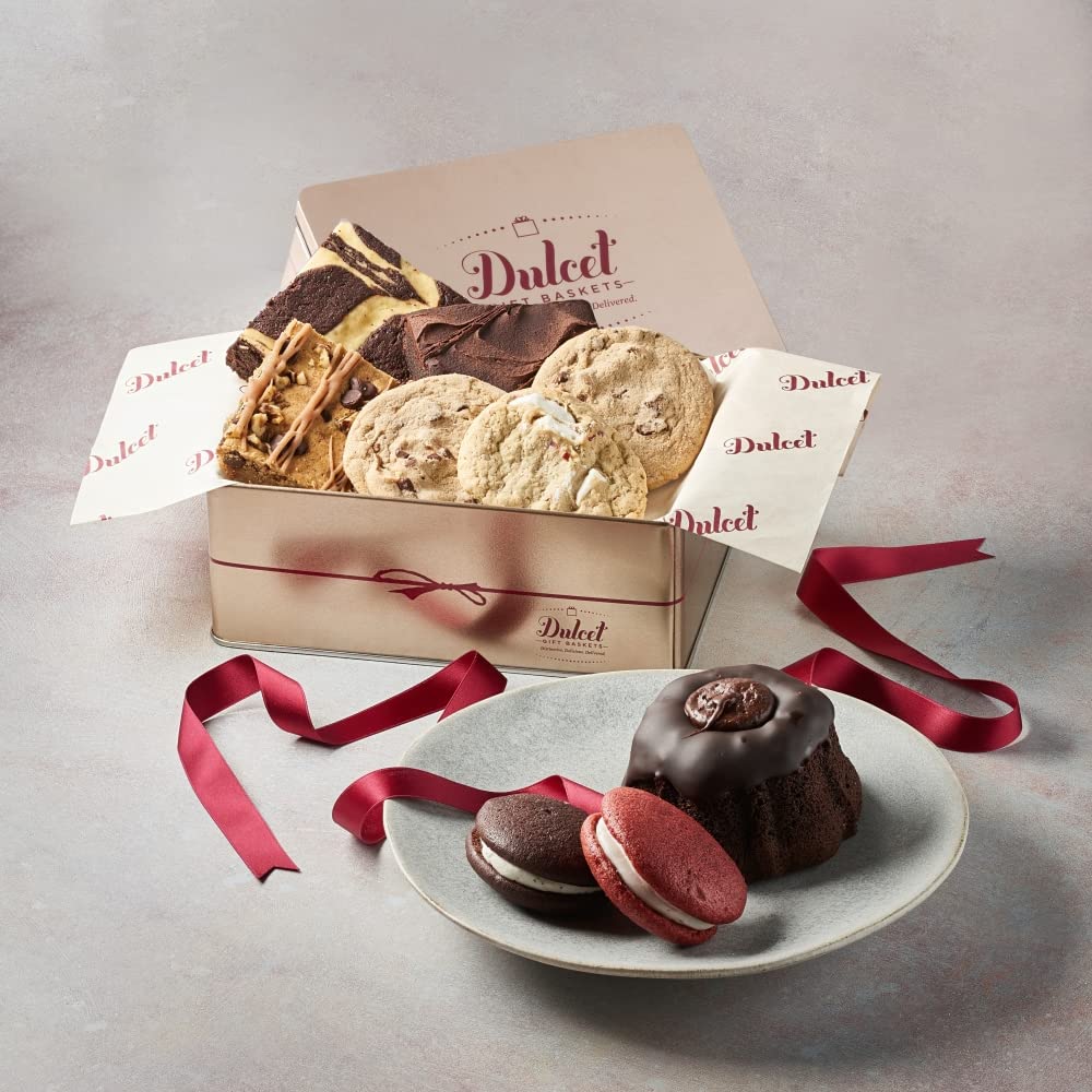 Dulcet Gift Baskets Gourmet Food Gift Basket for Holidays, Sympathy, Get Well, & Birthdays