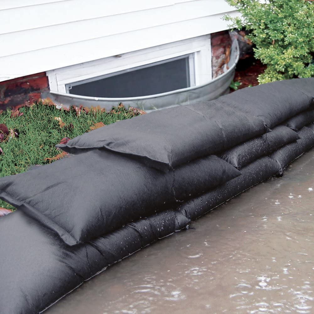 Quick Dam Qd1224-20 Flood Bag, 20 Pack, Black, 20 Pack