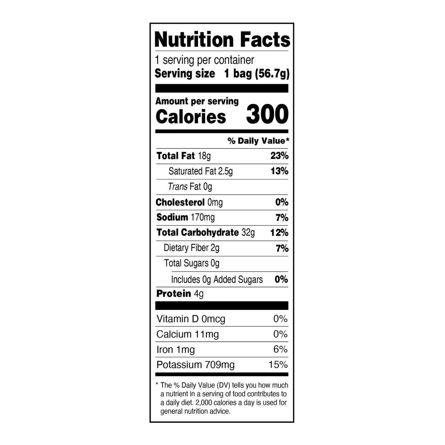 Dirty Chips Sea Salted Multi-Pack, 2-Oz Bags (Value Pack Of 50)