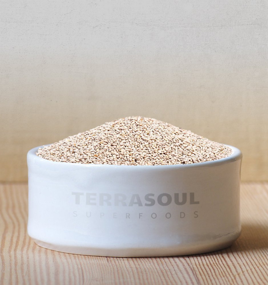 Terrasoul Superfoods Organic White Chia Seeds, 2 Lbs (2 Pack) - Omega Fats, Fiber, Plant Protein