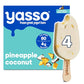 Yasso Yasso Frozen Greek Yogurt Bars for a ridiculously creamy frozen snack Creamy Pineapple Coconut Ridiculously creamy, made w