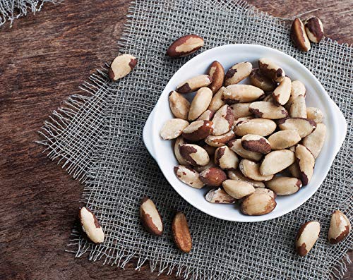Food To Live Raw Brazil Nuts, 8 Pound - Non-Gmo Verified, Raw, Whole, No Shell, Unsalted, Kosher, Vegan, Keto And Paleo Friendly, Bulk, Low Sodium And Low Carb Food, Great Trail Mix