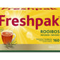 FRESHPAK Pure Rooibos Tea - 160 Teabags, New Packaging, Red