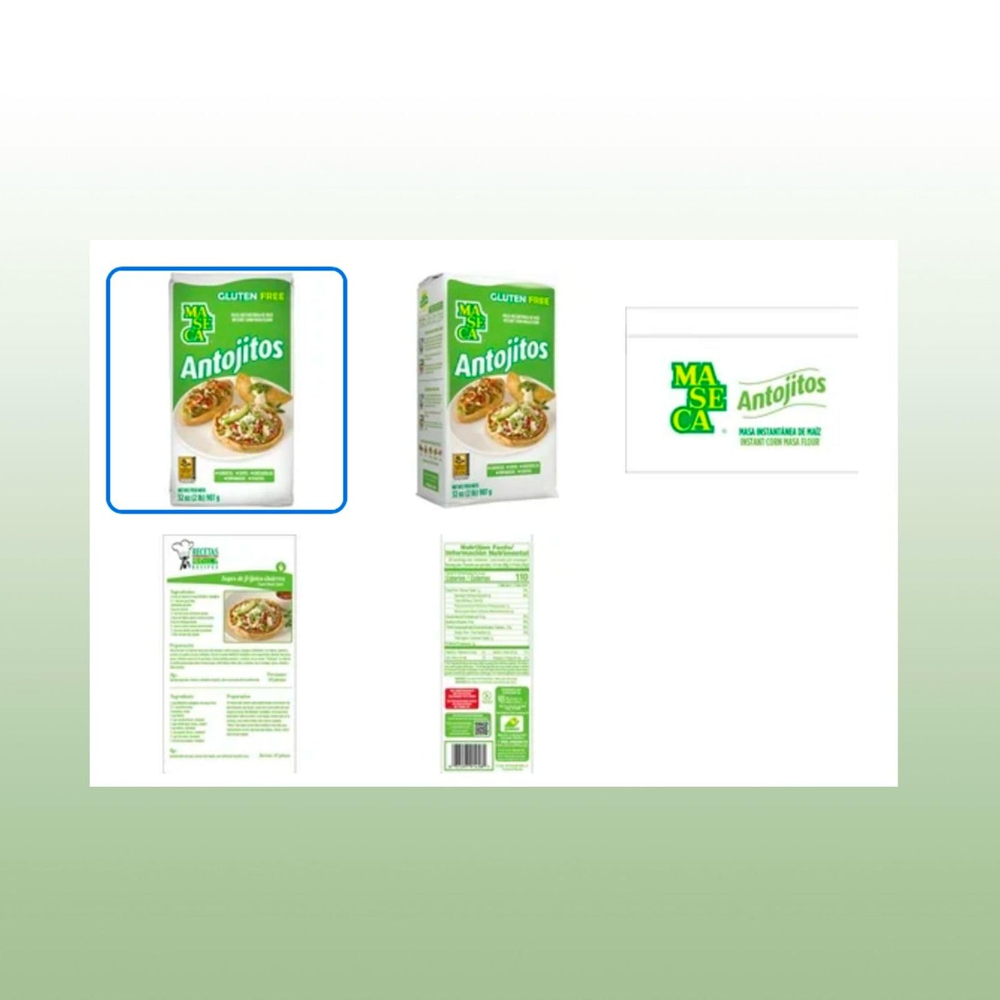 Maseca Antojitos Gluten Free Harina De Maiz (Corn Flour) 2 Lbs Bag 3 Pack