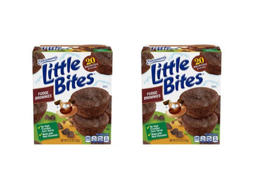 Entenmann'S Little Bites Fudge Brownie Mini Muffins | 2 Pack (10 Pouches Total)