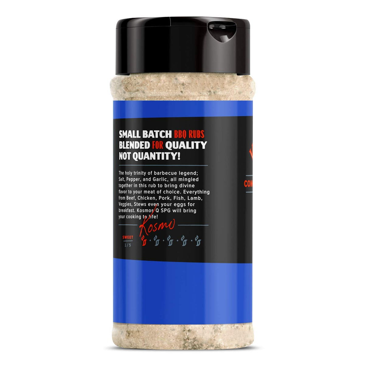 Kosmos Q Dry Rub SPG Beef BBQ Dry Rub, Bottle of 12 Oz