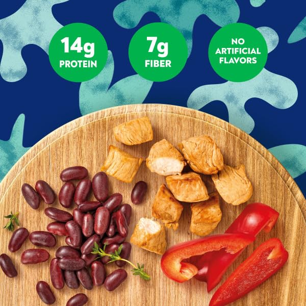 BEN S ORIGINAL Street Food Jamaican Jerk Style Beans & Rice with Chicken, Prepared Entr  e, Microwavable Heat-&-Eat Bowl in 90