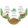 Food Earth Ready to Eat Indian Cuisine Bundle - Split Lentil Curry, Chickpeas Curry with Steamed Rice & Vegetable Biryani - Orga