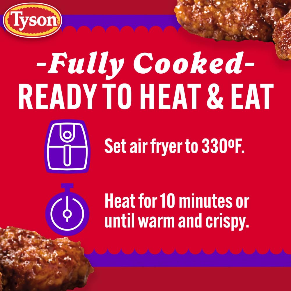 Tyson Anytizers, Sweet BBQ Boneless Chicken Bites, 24 Ounce.