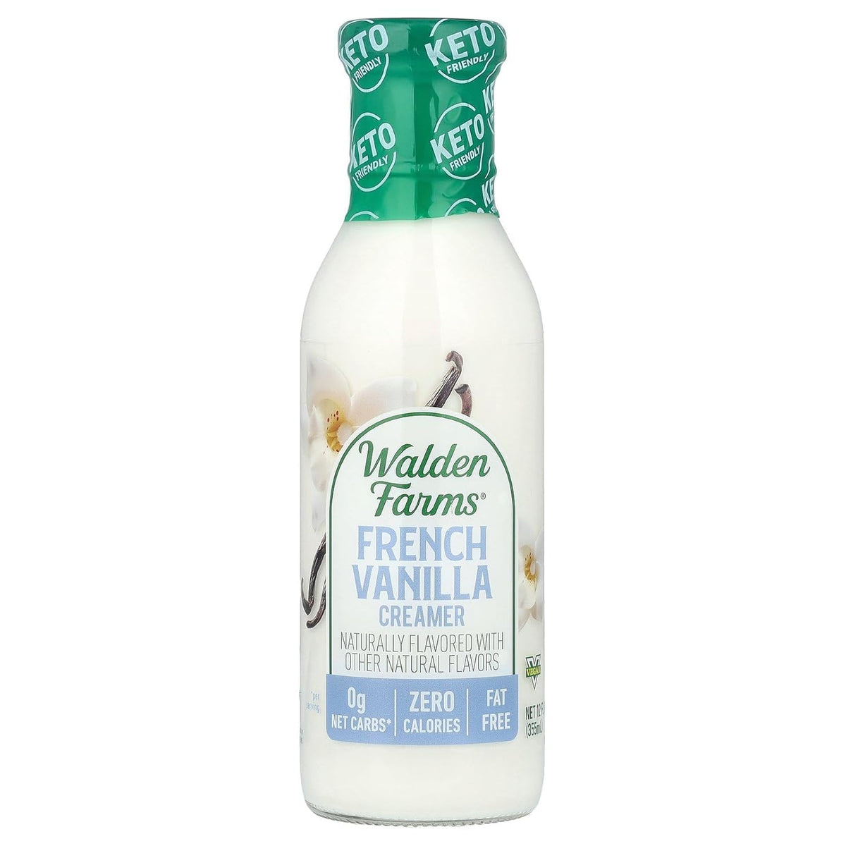 Walden Farms Near Zero French Vanilla Coffee Creamer, 355 ml, 12 oz.