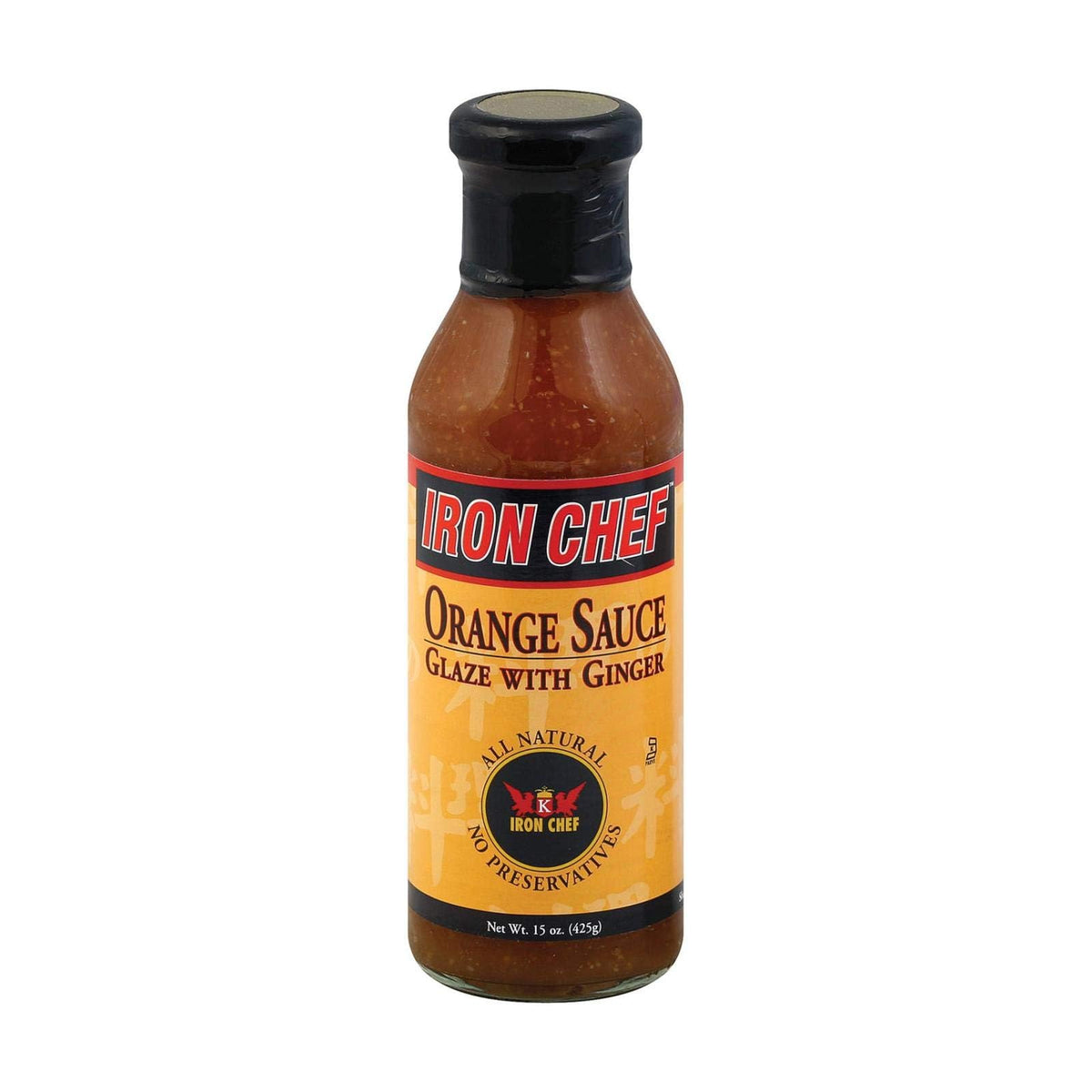 Iron Chef Orange Sauce Glaze with Ginger 15-Ounce Jars (Case of 6)