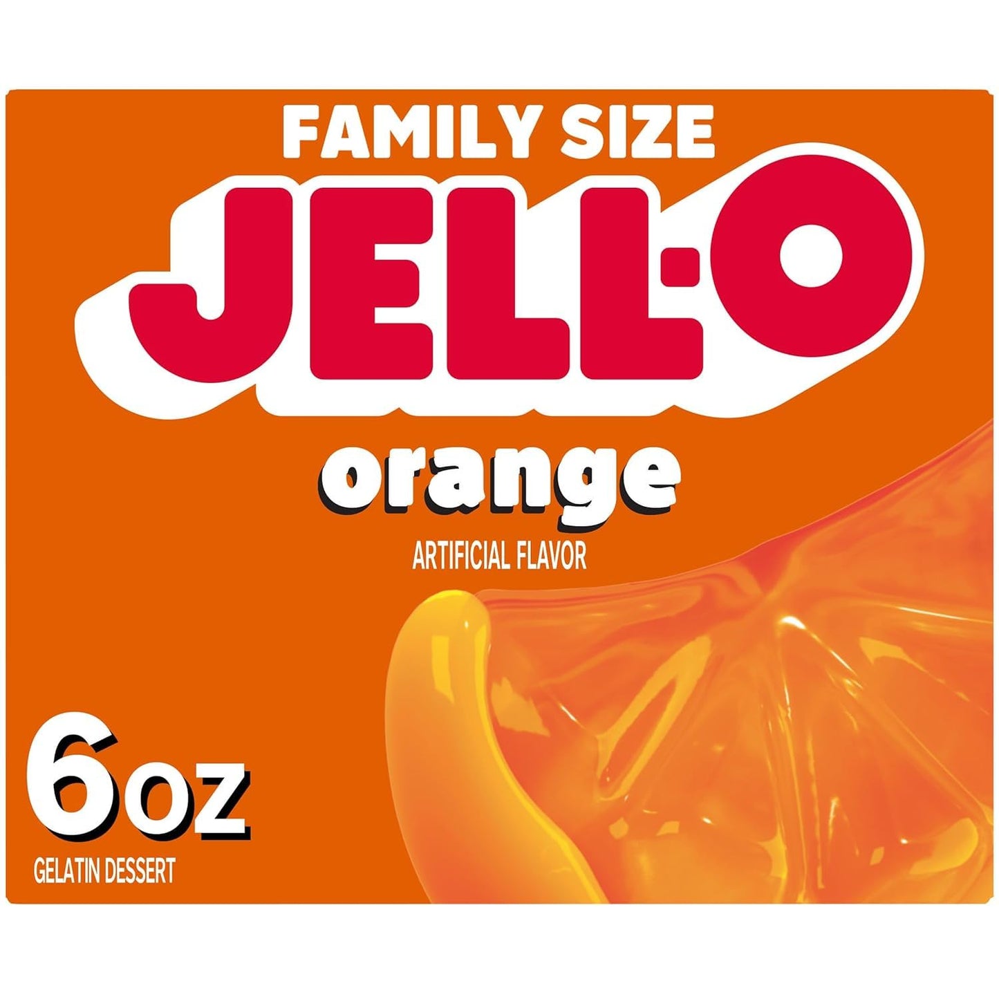Jell-O Variety Pack Orange Cherry Lime Strawberry Raspberry 6 oz (5-Pack)