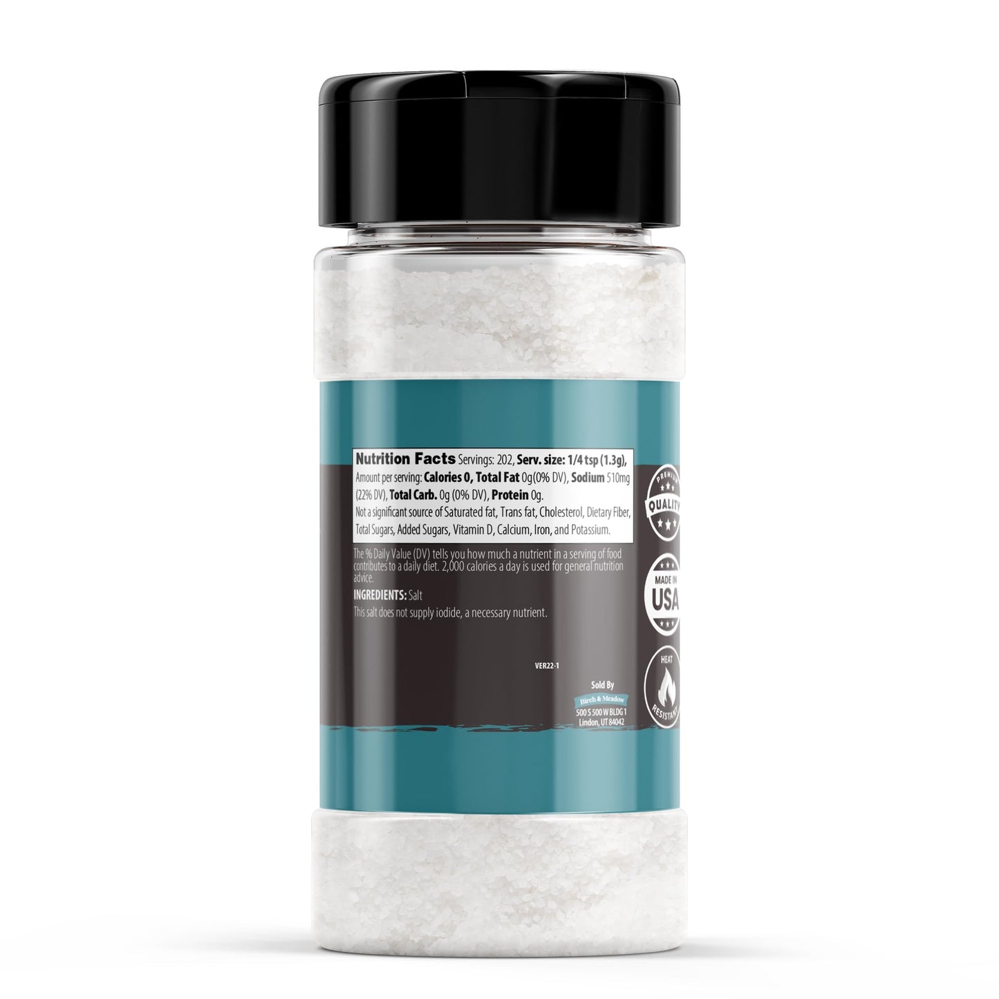 Birch & Meadow 1 Cup of Pretzel Salt, Coarse, Heat Resistant