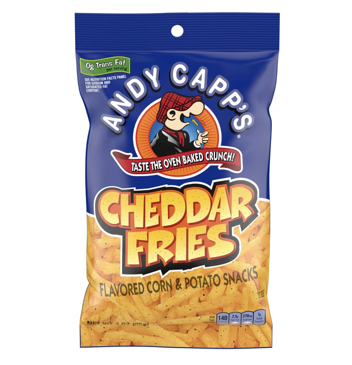 ANDY CAPP CHEDDAR FRIES 3OZ/12CT