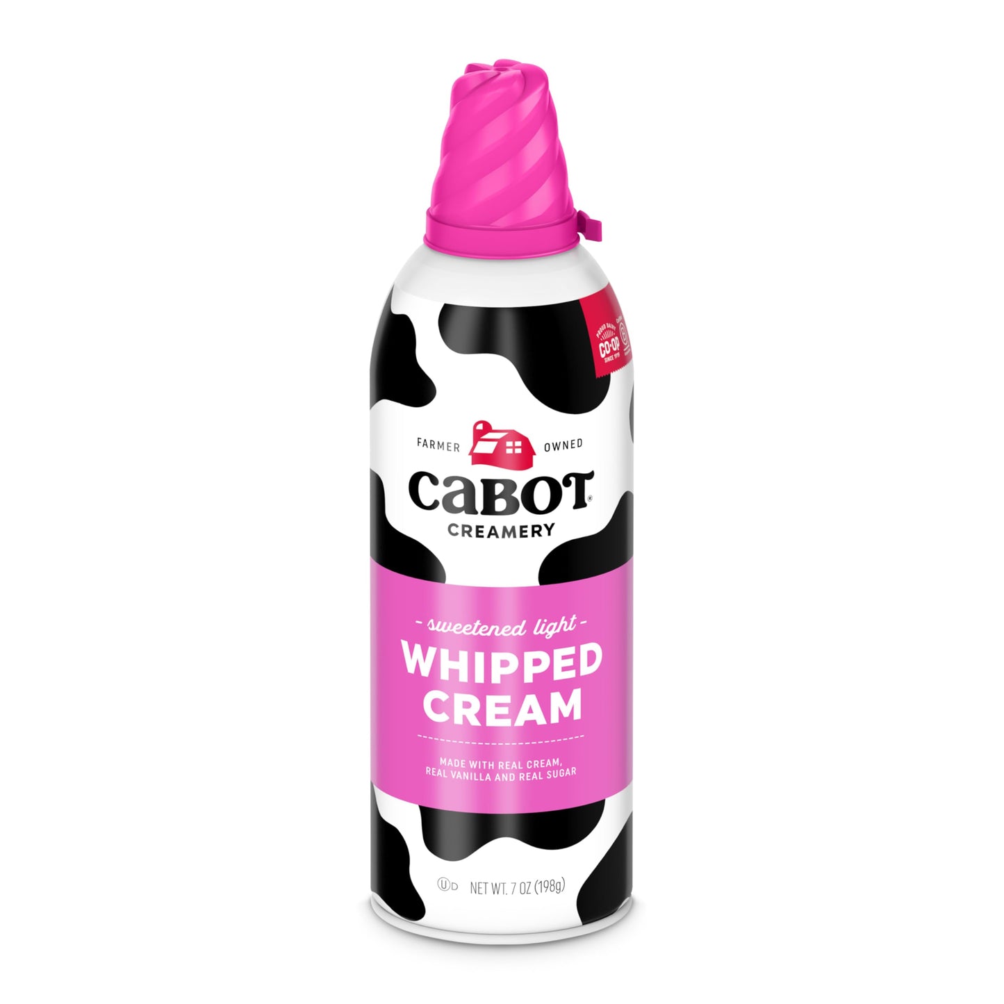 Cabot Whipped Cream Real, 7 oz