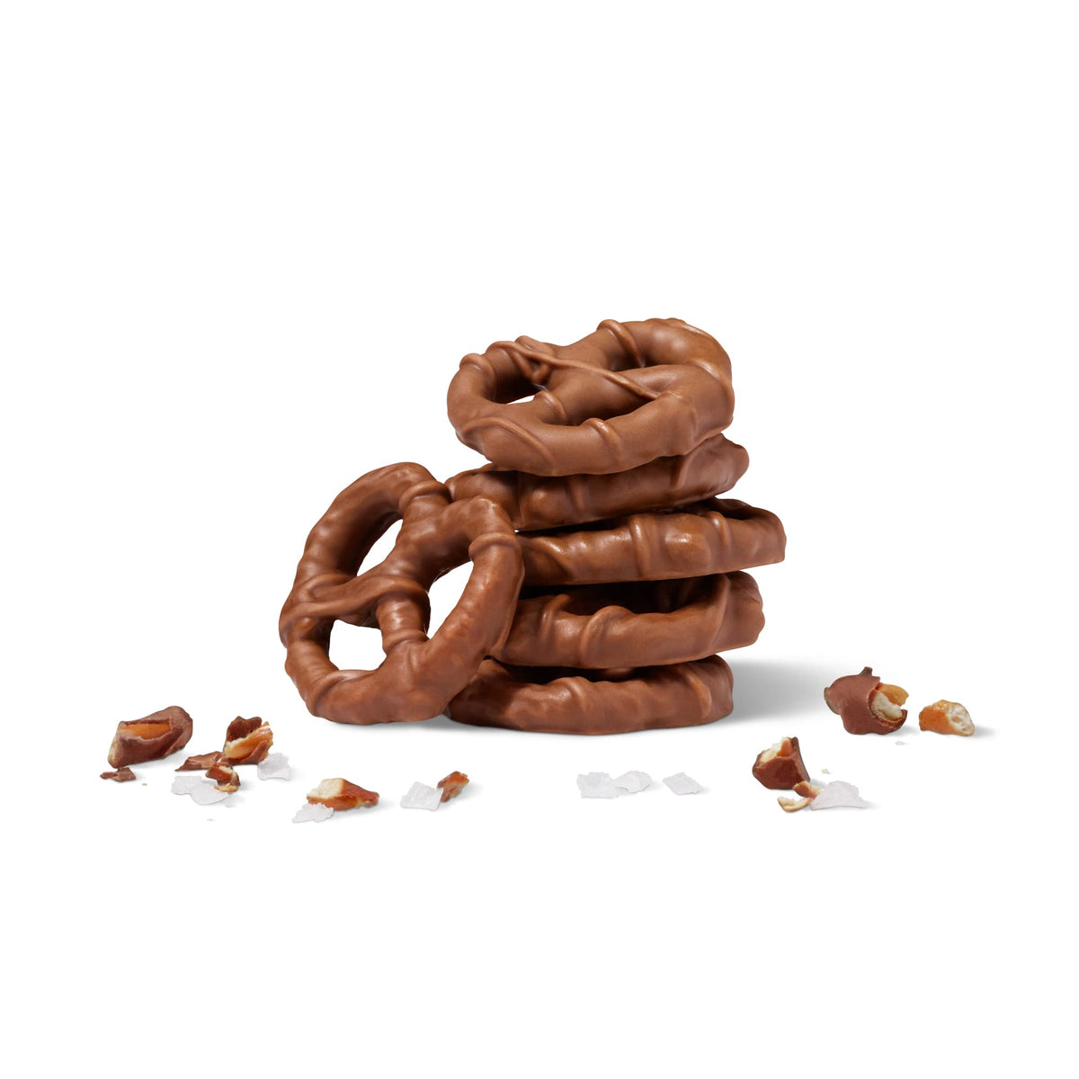 Flipz Milk Chocolate Covered Pretzels (5oz, Pack of 6), Perfect Sweet, Salty, & Crunchy Snack For Adults And Kids