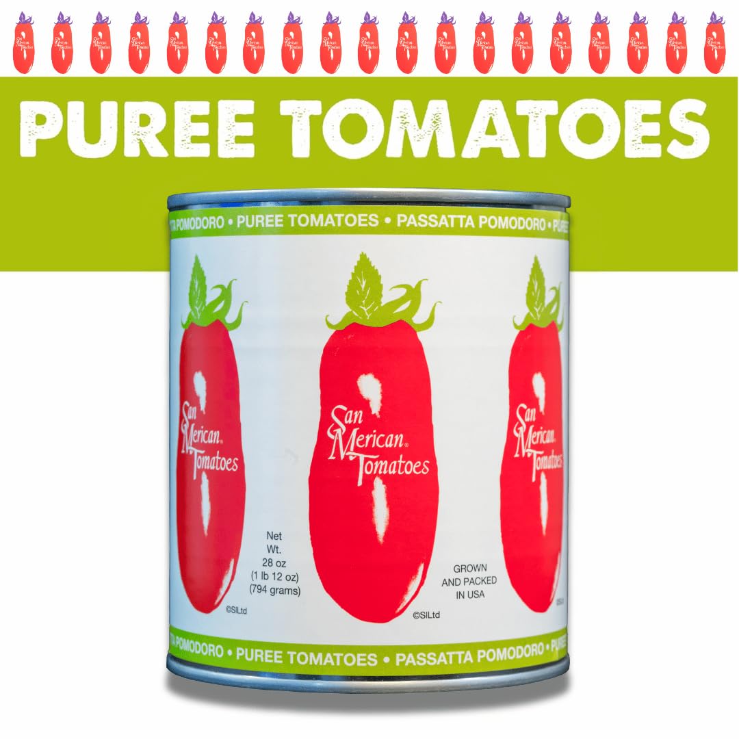 Smt San Merican Tomato Puree Tomato, 28 Oz