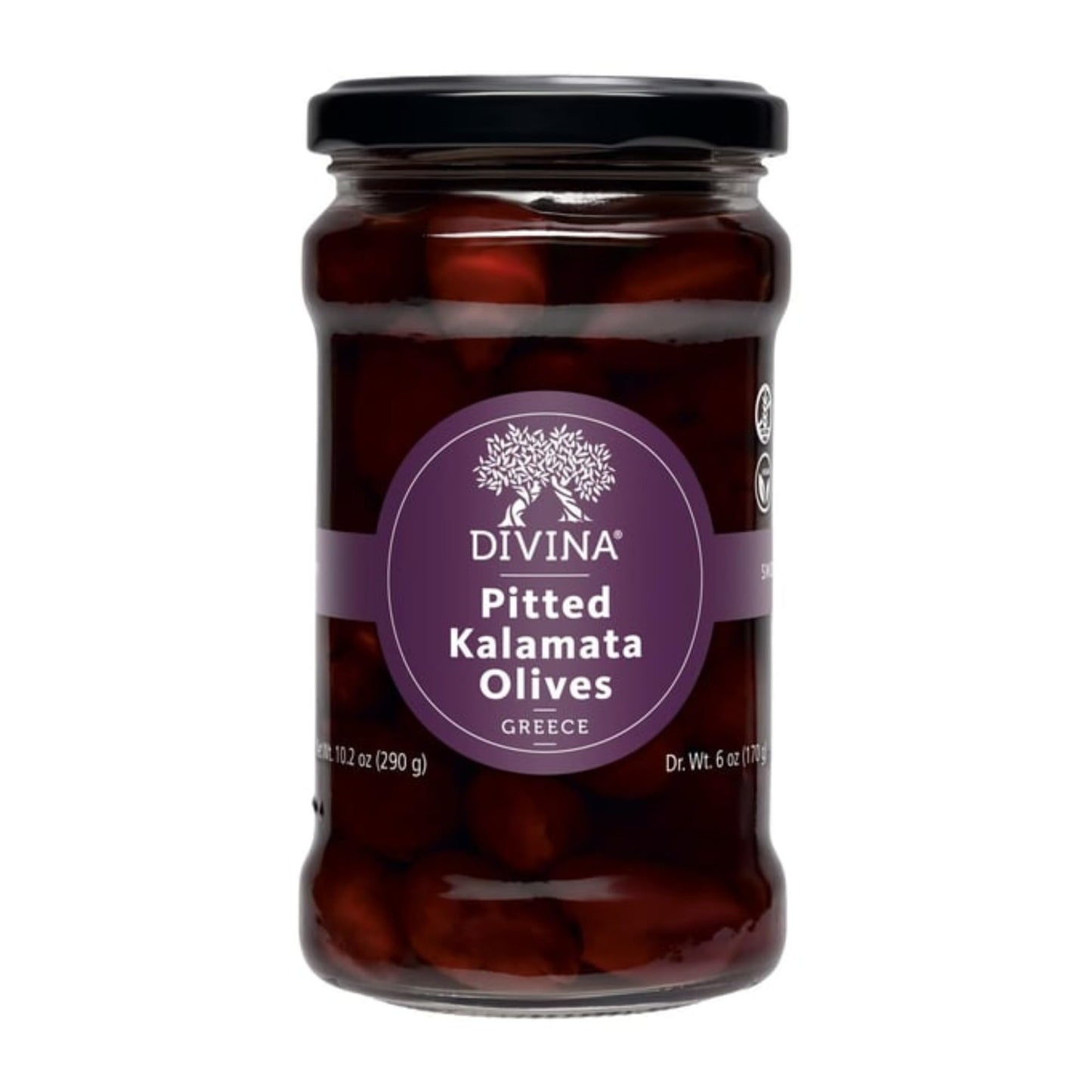 DIVINA Pitted Kalamata Olives  10.2 OZ
