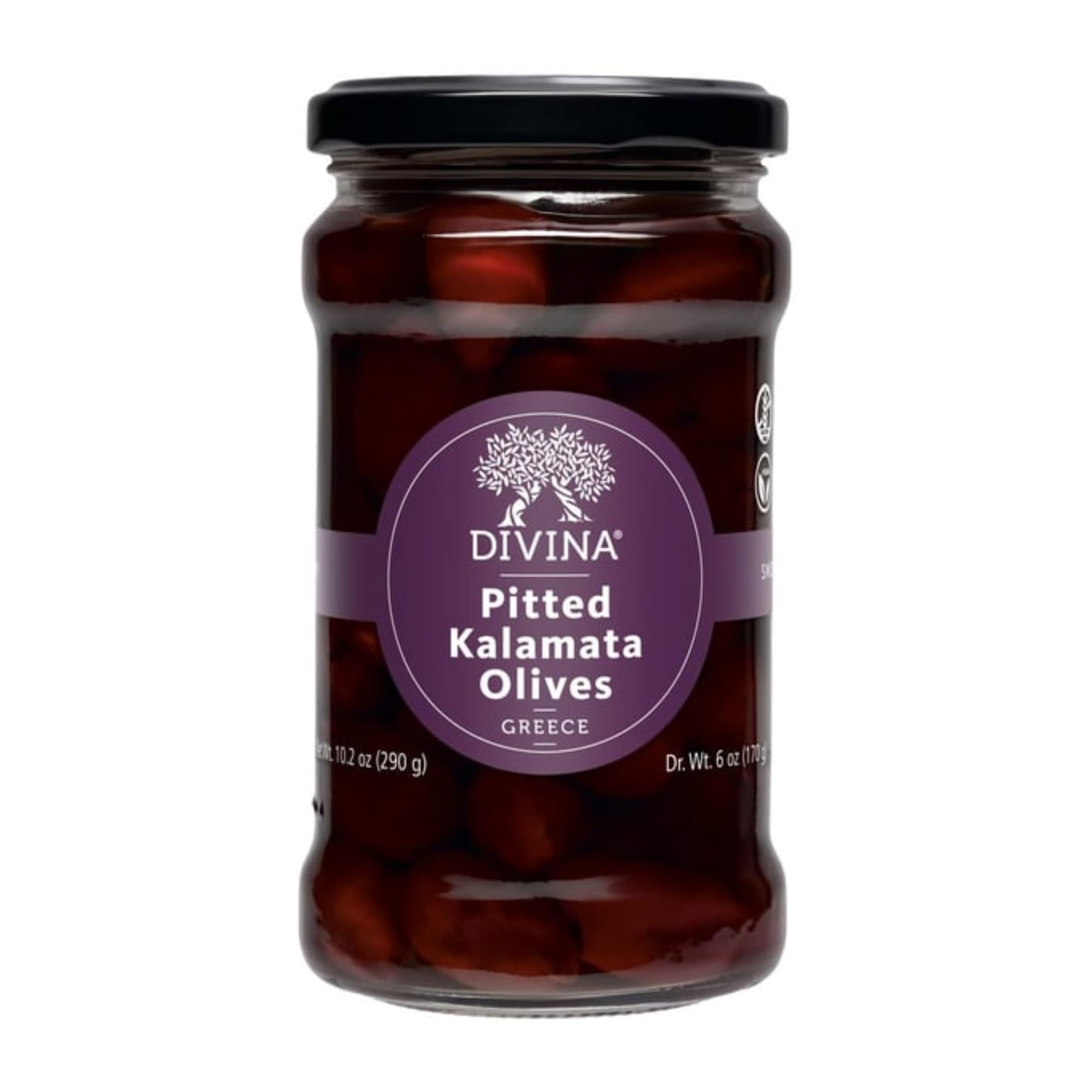 DIVINA Pitted Kalamata Olives  10.2 OZ