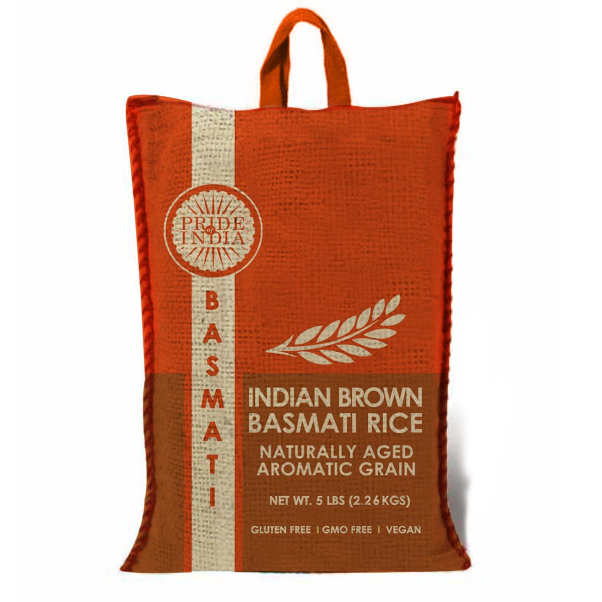 Extra Long Brown Basmati Rice 5 Lbs