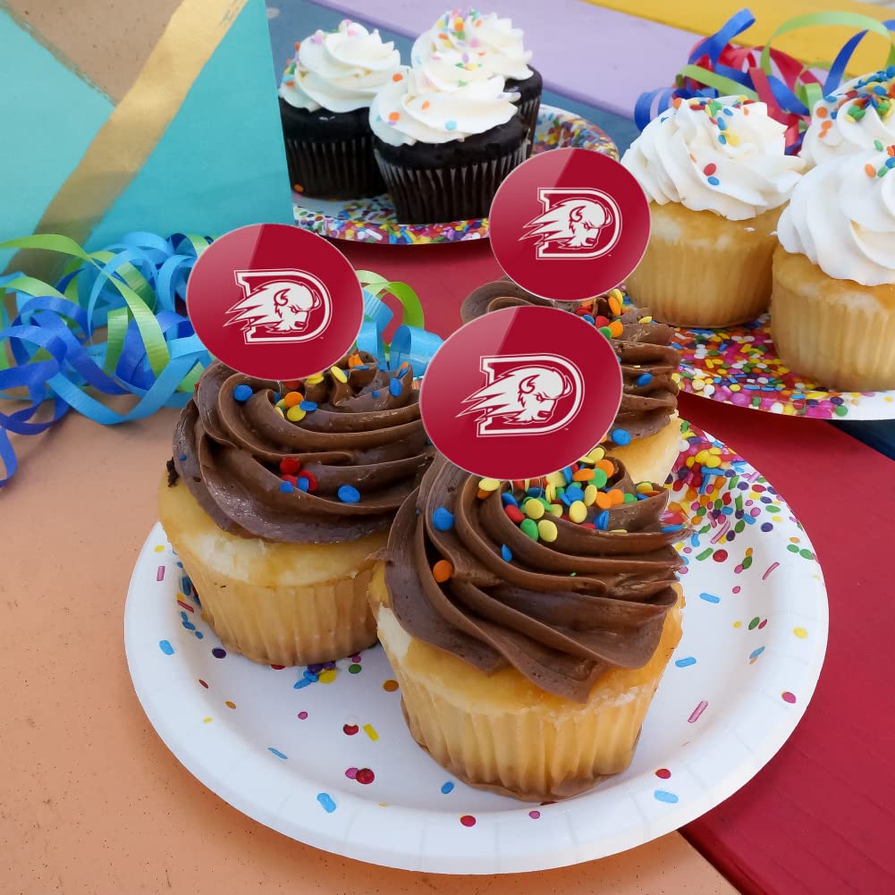 Dixie State Secondary Logo Cupcake Picks Toppers Decoration Set Of 6