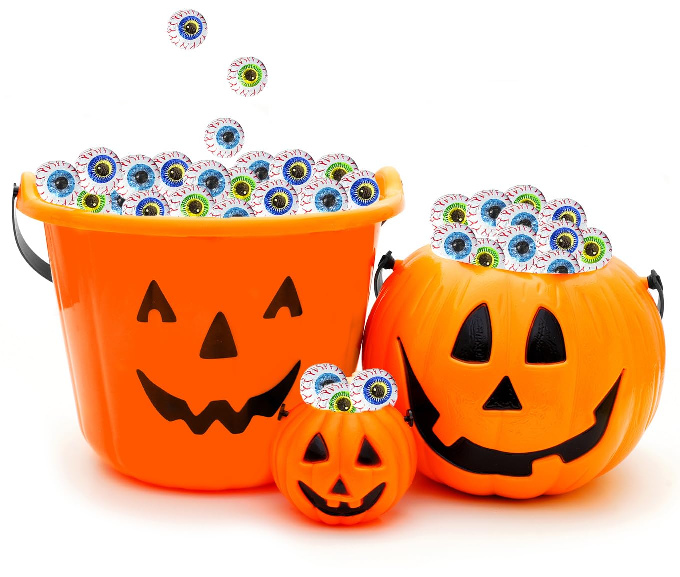 Fruidles Halloween Milk Chocolate Goog-ly Eye Balls, Double Crisp, 8 Ounce Party Bag, Individually Wrapped, Kosher Certified