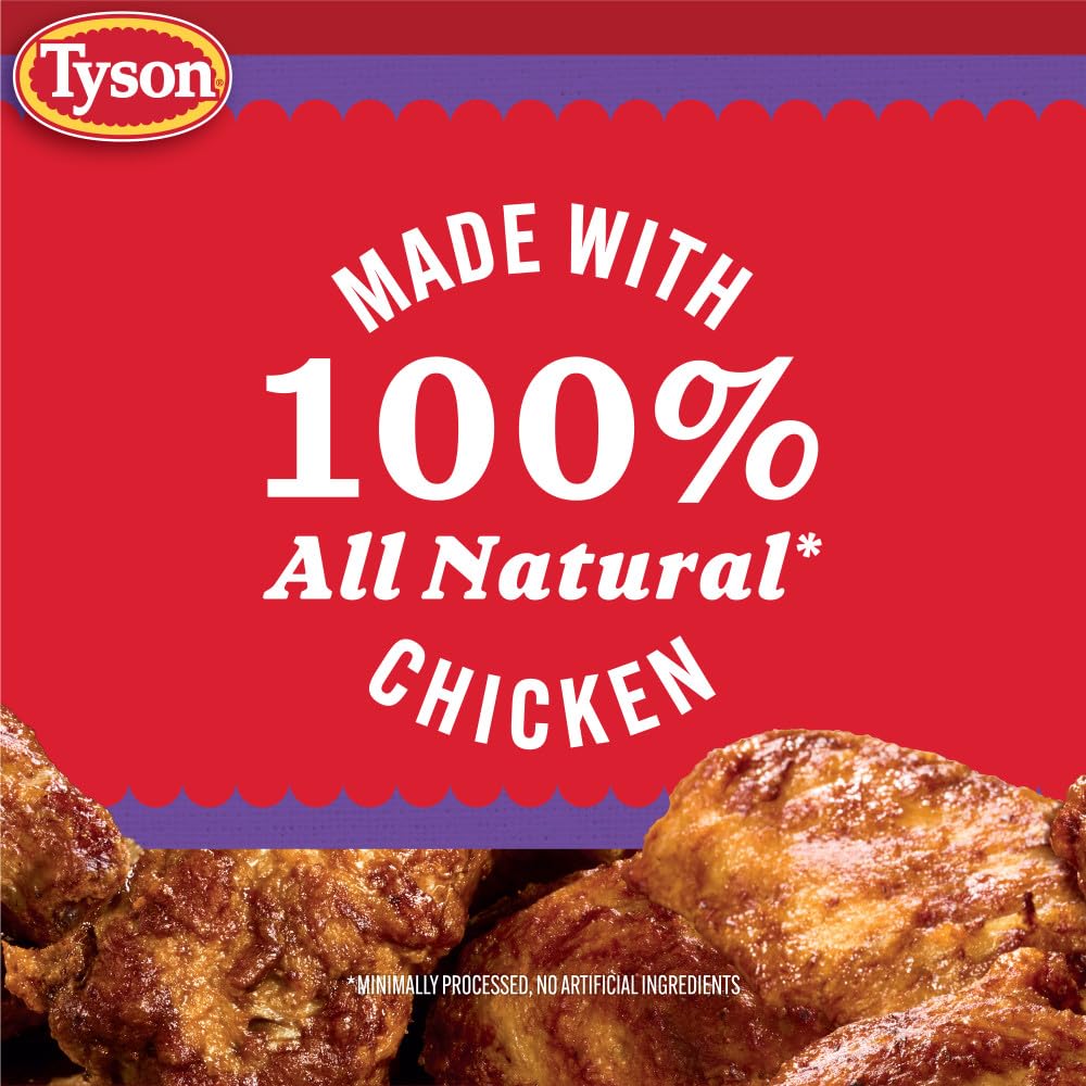 Tyson Anytizers BBQ Bone In Chicken Wings, 22 oz (Frozen)