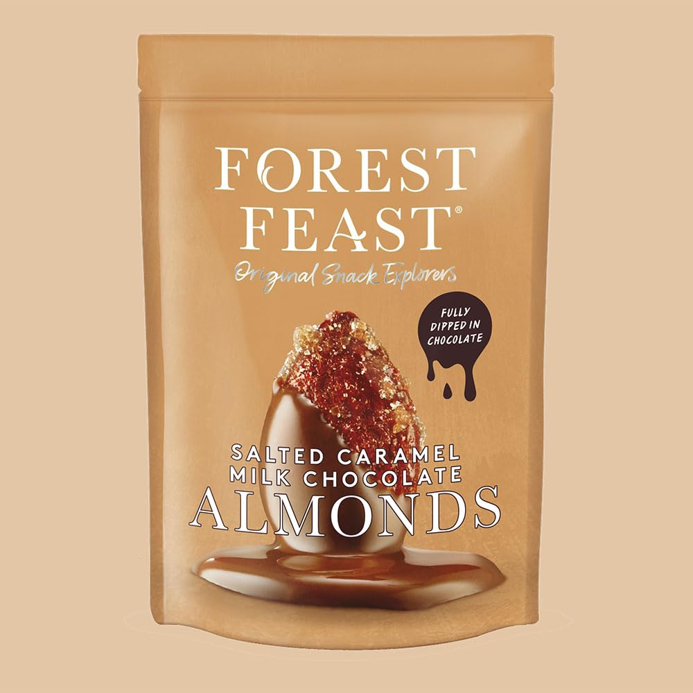 Forest Feast Snack Mixed Cases - Chocolate Covered Nuts. Pack Of 6 Different Flavours 6 X 120G (Bulk Chocolate) Including Forest