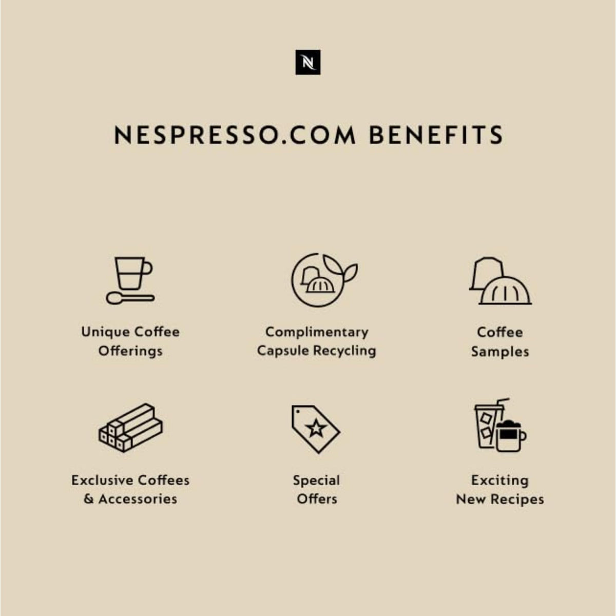 Nespresso Coffee Pods, Original Line, Volluto Decaffeinato, Mild Roast, 50 Count
