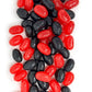 Sweetgourmet Red-Hot And Black Licorice Jumbo-Sized Jelly Beans, Sweet And Spicy Candy Mix, 2 Pounds