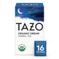 TAZO Organic DREAM Herbal Tea Bags  Caffeine-Free Bedtime Tea  Relaxing Chamomile and Lavender Blend  16 Total Tea Bags