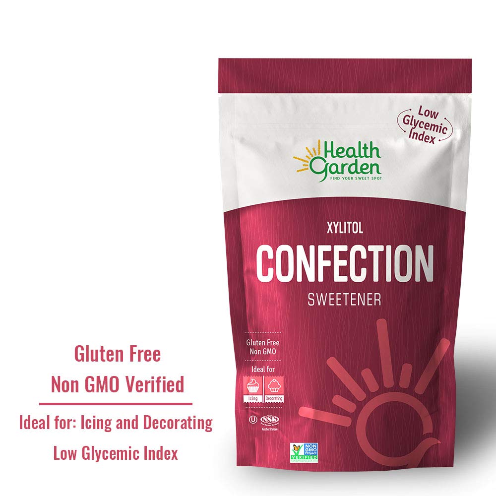 Health Garden Birch Xylitol Confection Sweetener - Non GMO - Kosher - Made in the U.S.A. - Keto Friendly (14 oz)