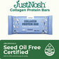 Justnosh ?D?Ouble Chocolate Chip Collagen Protein Bars – 15G Protein, 10G Collagen | Gluten & Dairy Free, Low Fodmap, Seed Oil Free (12 Pack)