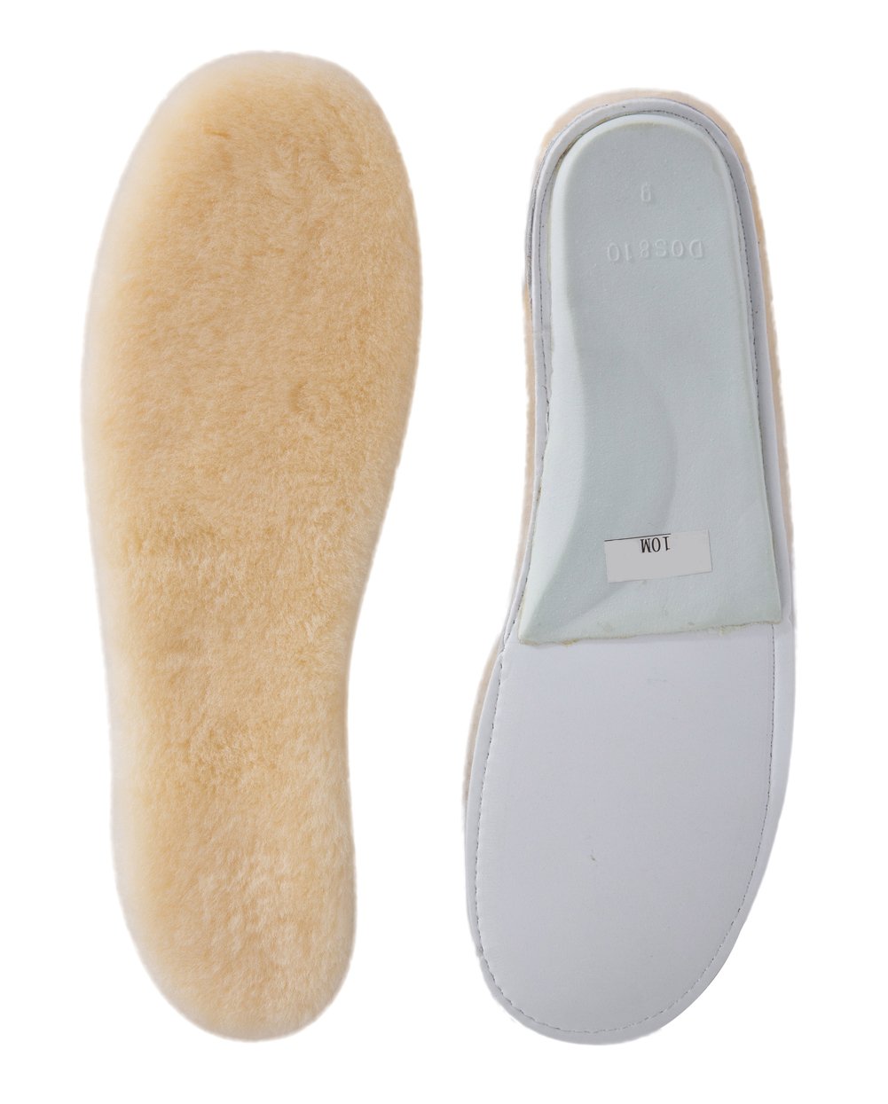 Abusa Sheepskin Insoles Men'S Premium Think Wool Fur Fleece Inserts Cozy & Fluffy 12