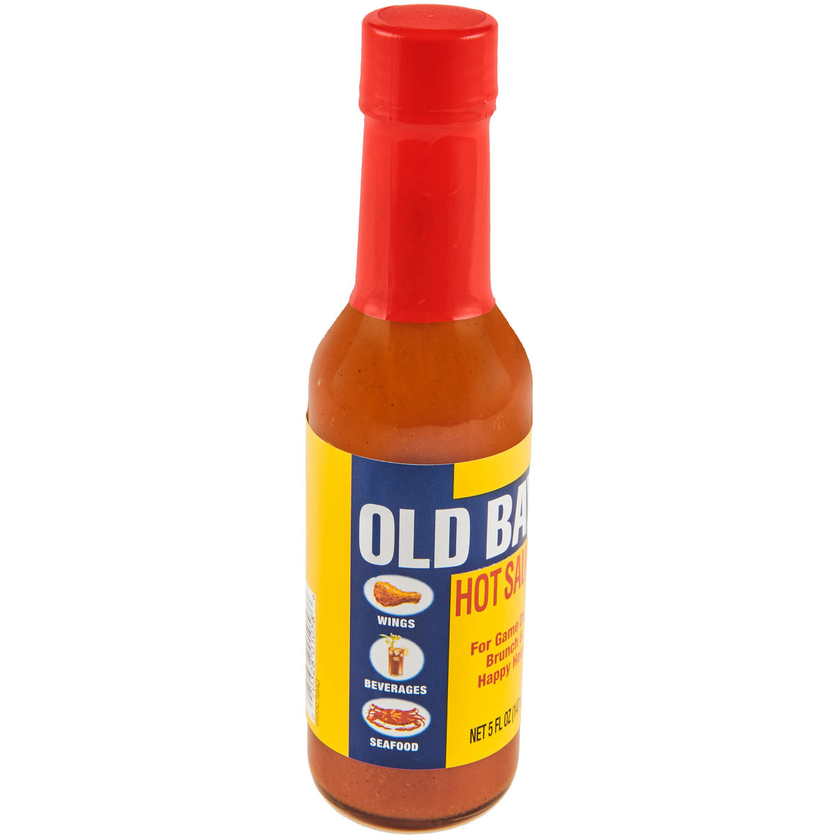 Old Bay Hot Sauce, 5 Fl Oz (Pack Of 12) - 12 Pack Of 5 Fluid Ounce Bottles Of Hot Sauce With No Msg For A Spicy Kick To Chicken