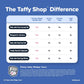 Taffy Shop How Do You Like Them Apples? Sea Salt Caramel Apple Salt Water Taffy Gourmet Soft Chewy Candy, Bulk Sweet Snack, Fres