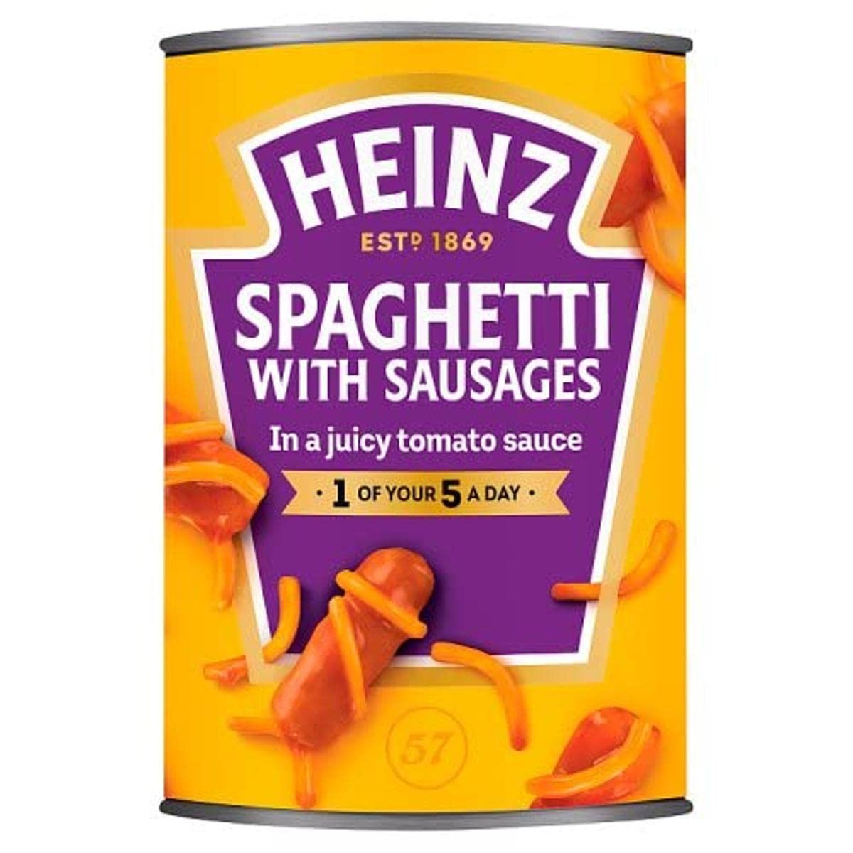 Heinz Spaghetti And Sausages 400G