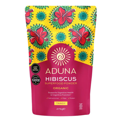 Aduna Organic Hibiscus Powder | Hibiscus Flower Powder for Hair, Skin & Gut Health | 9.7oz