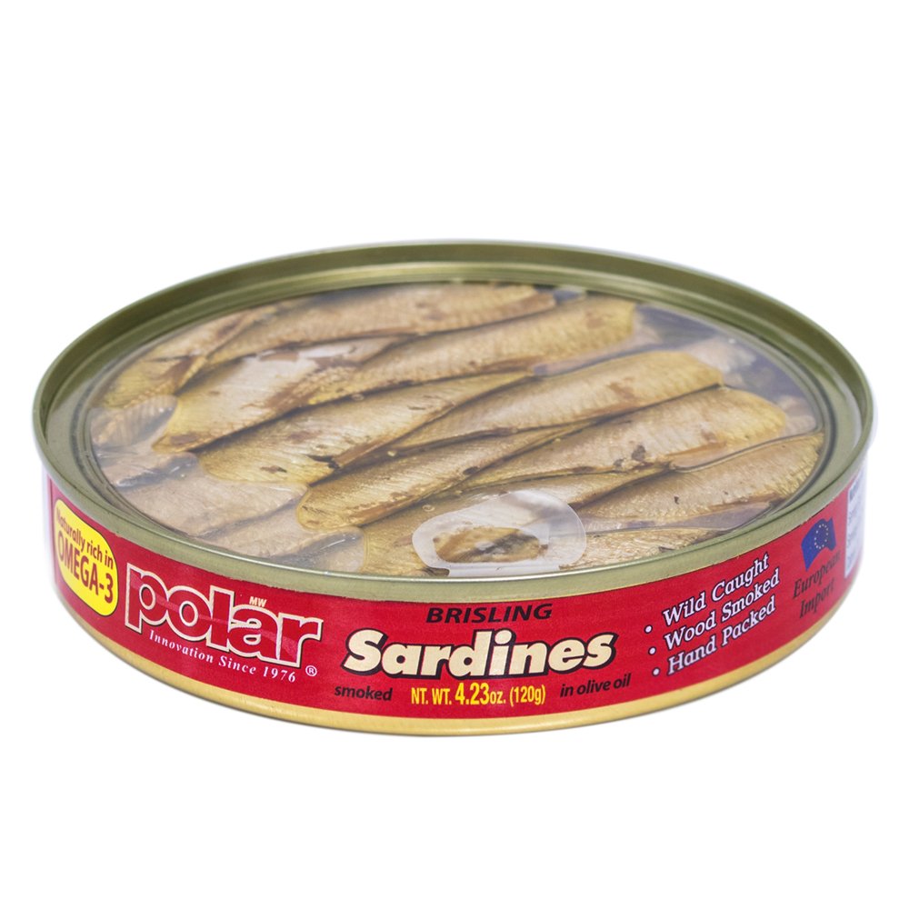 MW Polar Smoked Sardines in Olive Oil, 4.23-Ounce, Pack of 1, Model 14518