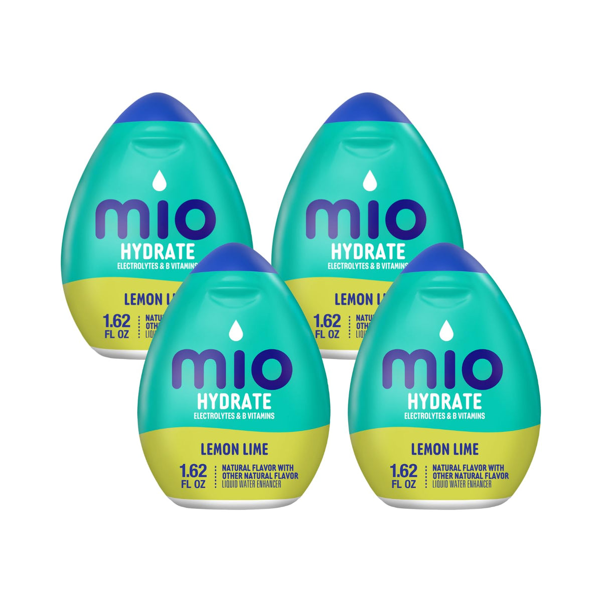 Mio Sport Liquid Water Enhancer, Lemon Lime, 1.62 Ounce, (Pack Of 4)