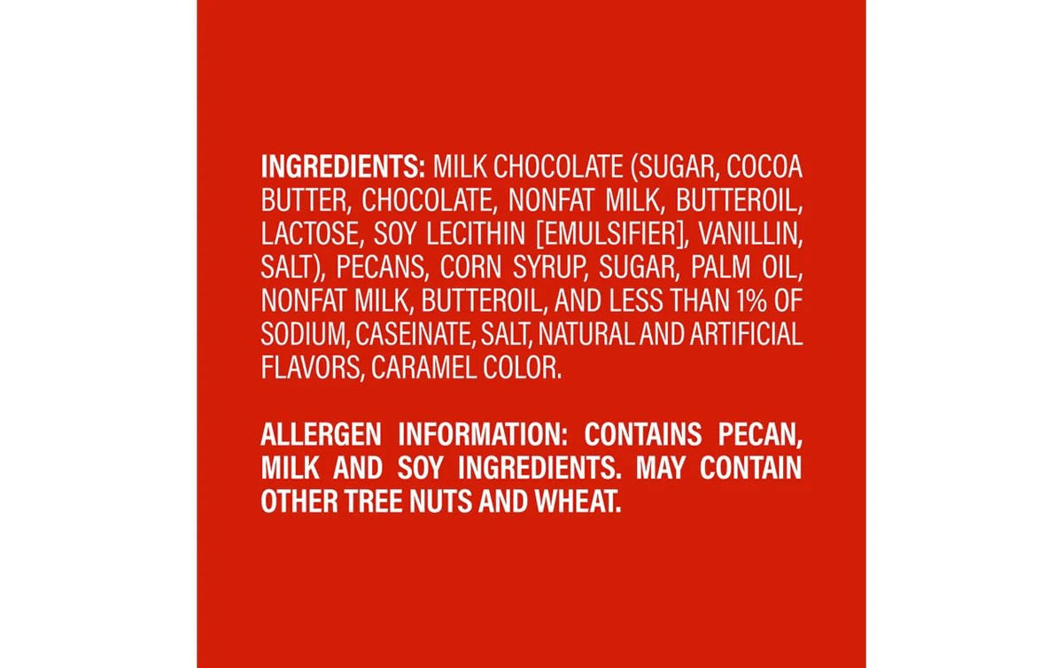 TURTLES BITE SIZE PECANS/CHOCOLATE/CARAMEL BARS 0.42-oz Each (60 in a Pack) by Turtles