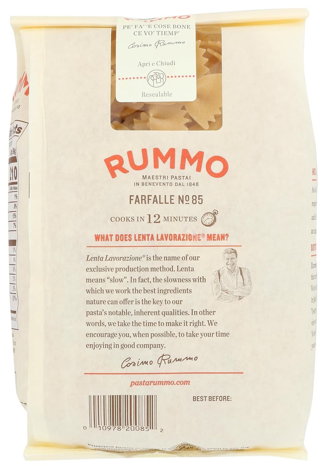spirit-inspired flavorMO Farfalle Pasta, 16 oz, Pack of 1, Italian Pasta for Cooking