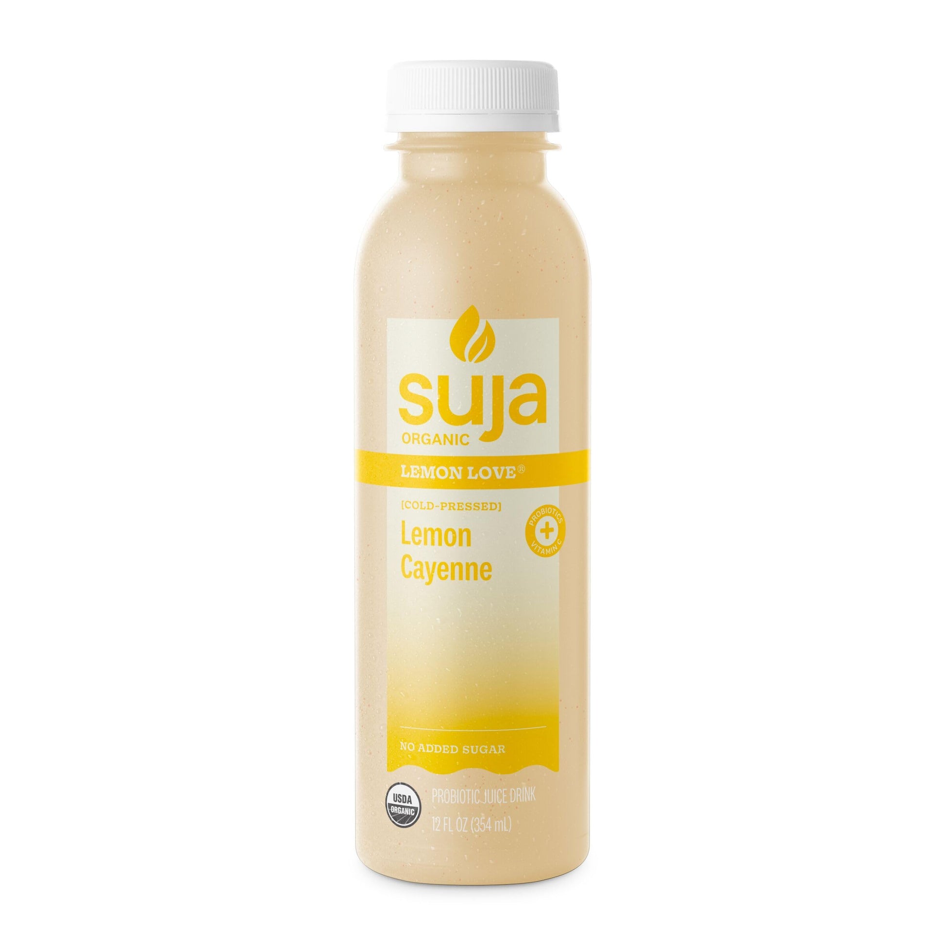 Suja Organic Cold-Pressed Lemon Love, Lemon Juice with No Additives, Excellent Source of Vitamin C for Immunity Support, Vegan, 