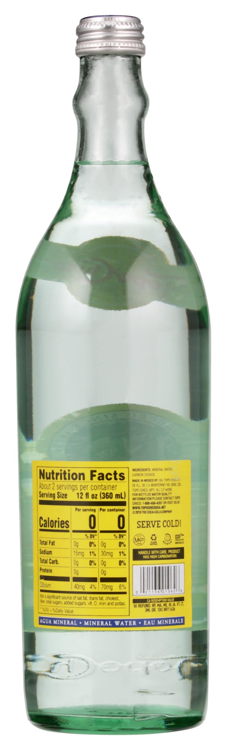 Topo Chico Mineral Water, 25.4 fl oz