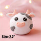 Jevenis Cute Cow Cake Decoration Farm Animal Birthday Cow Cake Topper For Baby Shower Party Decorations