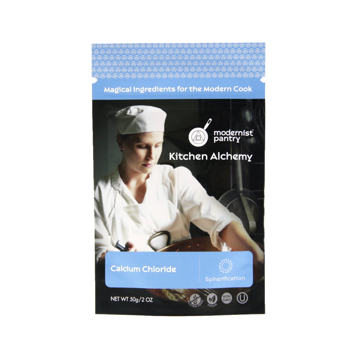 Modernist Pantry Pure Calcium Chloride - Non-GMO, Vegan, OU Kosher Certified, 2 Ounce (Pack of 1)