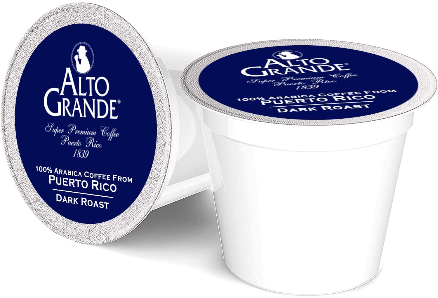 Alto Grande Ground Dark Roast Coffee Pods, Compatible with Keurig K Cup Brewers, 72 Count, Single-Serve
